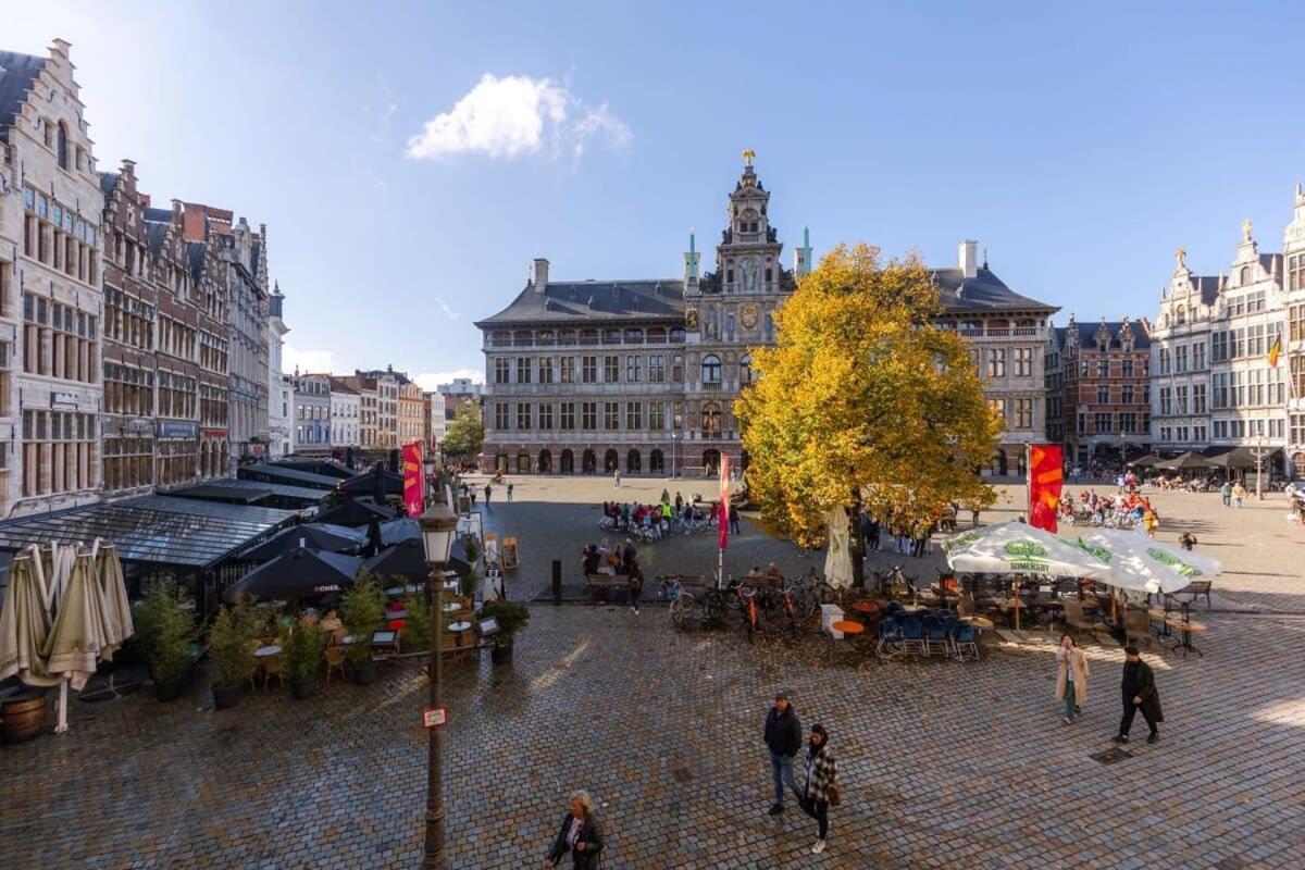 Huswell - Modern Apartment Located At Historical Main Square Antwerpen Exteriör bild